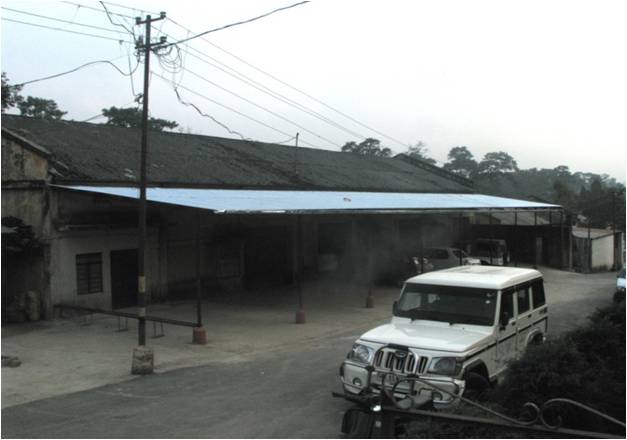 Infrastructure Development of Existing Industrial Estate at Shillong & Tura Infrastructure Development of Existing Industrial Estate at Shillong-Roof Covering Parking area